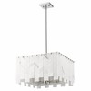 Viviana 4-Light Pendant - Art Deco Steel Fixture in Polished Nickel, Dimmable, 19.75" - 2 of 4