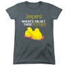Easter Jeepers Where'd You Get Those Peepers Women's T-Shirt Charcoal - 4 of 4