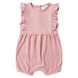 Stellou & Friends 100% Cotton Ruffle Romper for Baby & Toddler Girls