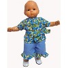 Doll Clothes Superstore Blue Shorts and Shirt Fits 18 Inch Doll And Baby Dolls - 3 of 4
