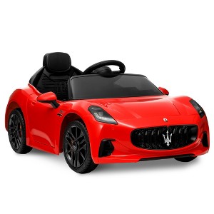 Jojoka Ride On Car Licensed Maserati GranCabrio, 12V Powered Motorized Car for Children with Remote Control - 1 of 4