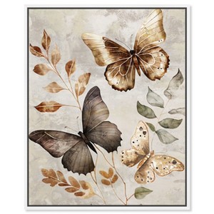 Art Remedy Butterfly Dance V Elegant Butterfly Wall Art Framed - 1 of 4