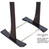 Proman Products Ashton Valet Suit Stand with Top Tray, Contour Hanger, Trouser Bar and Shoe Rack, 17" W x 14" D x 42" H, Dark Mahogany - 3 of 4