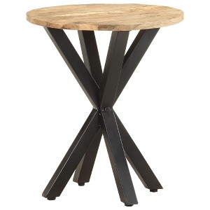 vidaXL Side Table Ã˜18.9" Solid Mango Wood - 1 of 4