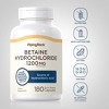 Piping Rock Betaine HCL | 1200mg | 180 Capsules | Betaine Hydrochloride Supplement - 3 of 4