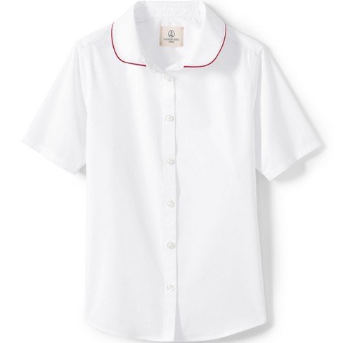 white school shirt peter pan collar