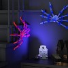 20" Plush White Glow Under Black Light Spider Halloween Decorative Prop - Hyde and EEK! Boutique™ - 2 of 3