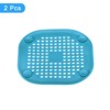 Unique Bargains Square Anti-Slip Bathroom with Suction Cups Drain Protector - 3 of 4