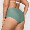 Women's Shirred High Waist Available in Plus Bikini Bottom Swimsuit (XS-4XL) - Cupshe - 4 of 4