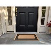 A1HC Natural Coir and PVC Backing Classic Border Flock Door Mat, Anti-Shed Treated Durable Doormat - 3 of 4