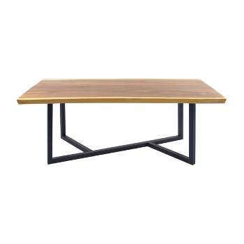 Contemporary Wood Dining Table Brown - Olivia & May