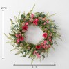 Sullivans Artificial Wildflower Pansy Wreath - 2 of 3