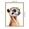 Amanti Art Meercat by Ohkimiko  Framed Canvas Wall Art - 3 of 4