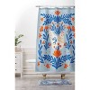Deny Designs Angela Minca Blooming Chicken Memory Foam Bath Mat Blue - 4 of 4