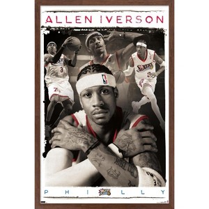 Trends International Allen Iverson - Collage Framed Wall Poster Prints - 1 of 4