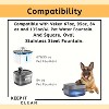 Nispira Cat Water Fountain Filter Replacement Filters for Veken 67oz, 95oz, 135oz Automatic Pet Fountain Dog Water Dispenser, 6 Packs - 4 of 4