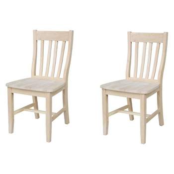 Set of 2 Cafe Chairs - International Concepts