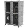 LAOTIES 48" Luxury Indoor Cat House with Wheels,Multi Level Catio with Scratching Posts,Flap Door and Cushion - 4 of 4