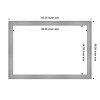 Amanti Art Flair Polished Nickel Framed Magnetic Dry Erase Board - 4 of 4