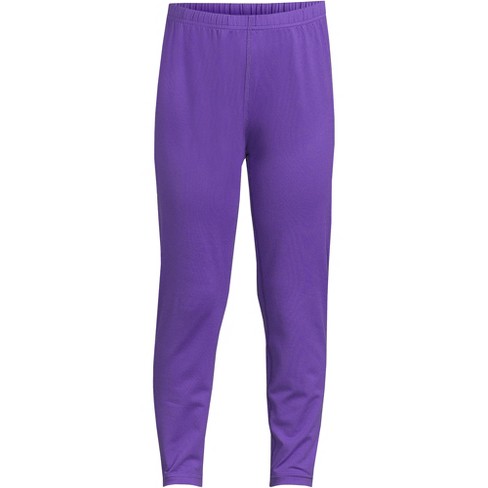 Lands' End Kids Thermal Base Layer Long Underwear Thermaskin Pants -  X-Large - Ultra Violet