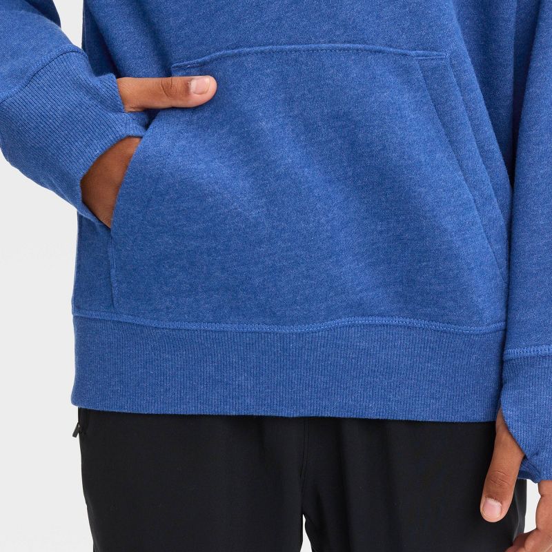 Boys&#39; Fleece Hooded Sweatshirt - All In Motion™, 4 of 7