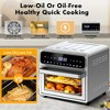 RAPSUAR 12.7Qt. Stainless Steel Multi-Function Digital Air Fryer Oven - 3 of 4