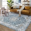 Hallway Runner Rug Washable Soft Vintage Area Rugs for Bedroom Living Room Kitchen Non Slip Floor Runner for Indoor Home Decor Stain - 2 of 4