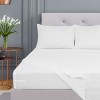 PiccoCasa 110gsm 1 Flat Sheet 1 Fitted Sheet and 2 Pillowcases Bed Sheet Set 4 Pcs - 3 of 4