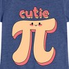 Girls' - Instant Message - Cutie Pi Fitted Short Sleeve Graphic T-Shirt - 2 of 4