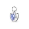 Girls' CZ Birthstone Heart Sterling Silver Charms - In Season Jewelry - 2 of 4