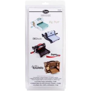 Sizzix BIGkick/Big Shot/Vagabond Cutting Pads 1 Pair-XL Extended 14.625"X6.25"X.125" - 1 of 3