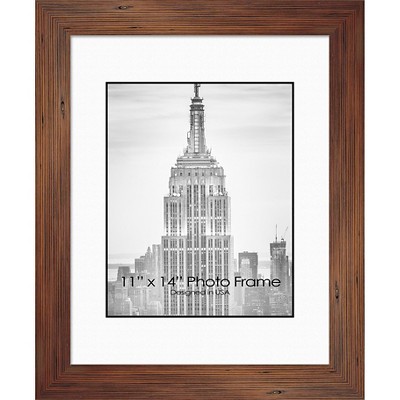 11" x 14" Photo Frame Single Picture Frame Brown - PTM Images