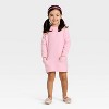Toddler Girls' Long Sleeve Crewneck Dress - Cat & Jack™ - 3 of 3