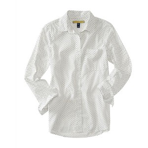 Aeropostale Womens Polka Dot Button Up Shirt - 1 of 1