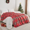 Lomsoe Cozy Printed Blanket Blanket, Flannel Throw Size for Home Decoration, Ultra Soft Throw, Christmas Light. - 4 of 4