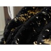 NicBex Luxury Chinchilla Faux Fur Gilded Throw Blanket for Bed Chair Sofa - 3 of 4