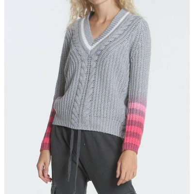 Women's Dip Dyed Vee Sweater - LABEL+thread