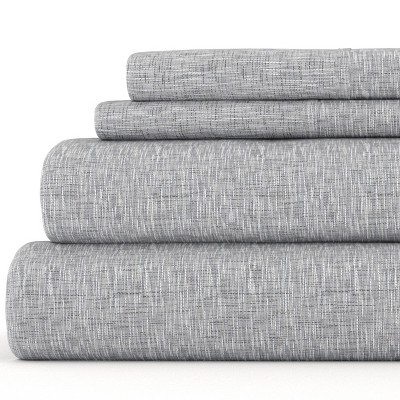 Stripes & Dots Patterns 4PC Sheet Set - Extra Soft, Easy Care - Becky Cameron