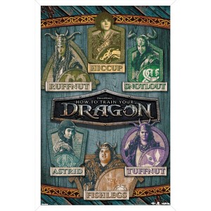 Trends International How To Train Your Dragon (2025) - Grid Framed Wall Poster Prints - 1 of 4