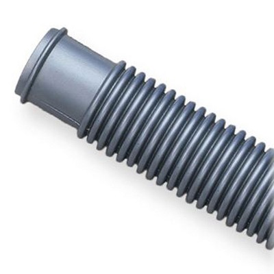 JED Pool Tools 1.5 Inch 12 Foot Abrasion Resistant UV Protected Heavy Silver Blow Molded Filter Connection Hose for Above Ground Swimming Pool Filter