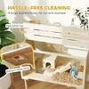 Aortzio 28.3"W 2-in-1 Wooden Hamster Cage&Side Table with Play Area - 4 of 4