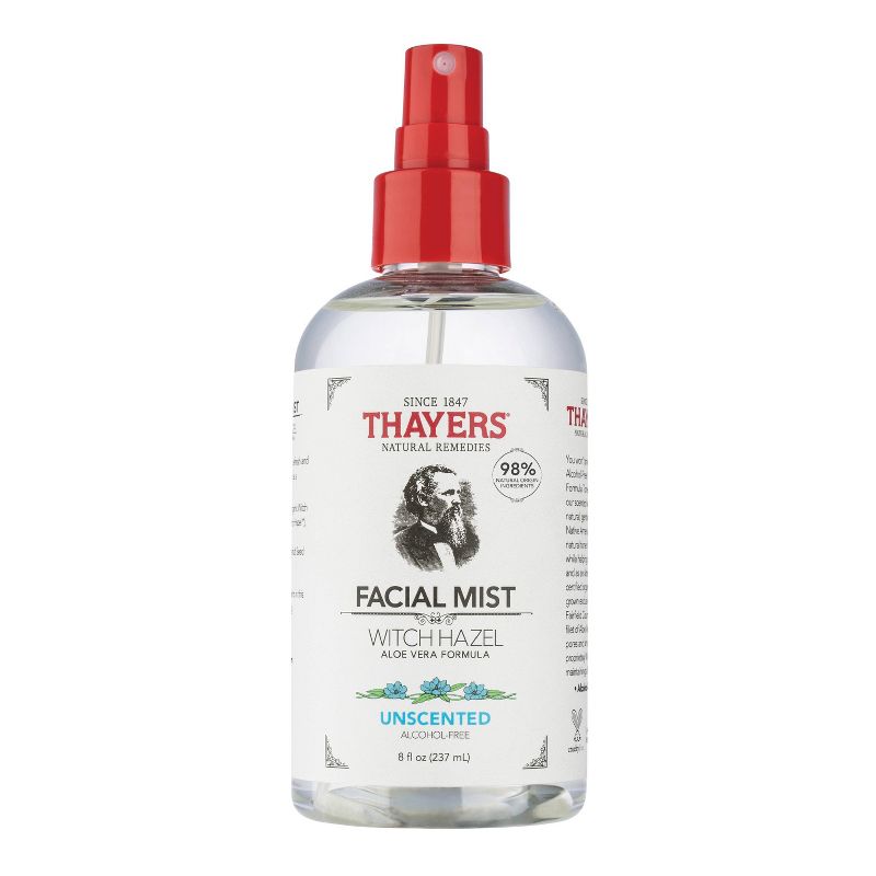 Thayers Natural Remedies Alcohol-Free Unscented Witch Hazel Facial Mist Toner - 8oz, 1 of 14