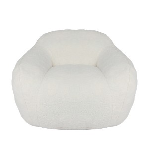 Vynxaria Cozy Bean Bag Sofa - Spacious Design with Armrests - 1 of 4