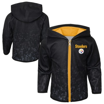 steelers full zip hoodie