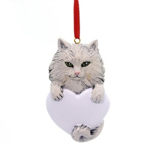 Personalized Ornament 3.5 Inch Persian Cat Kitten Christmas Feline Tree Ornaments - 1 of 2