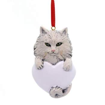 Personalized Ornament 3.5 Inch Persian Cat Kitten Christmas Feline Tree Ornaments