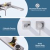 WOWOW Single Handle Wall Mounted Bathroom Basin Faucet - 4 of 4