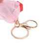 Unique Bargains Christmas Double Ring and Lobster Clasp Plush Mesh Metal Keychain 1 Pc - 3 of 4