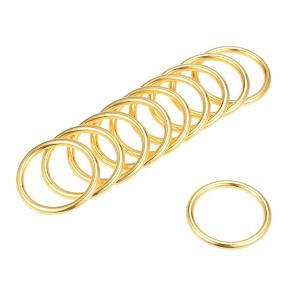 Unique Bargains Zinc Alloy Craft DIY Hardware Bag Accessories O-Ring Buckles 25 Pcs - 1 of 3