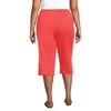 Lands' End Women's Sport Knit High Rise Elastic Waist Capri Pants - 2 of 3